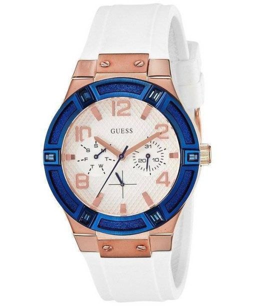 Guess montre chronographe Silicon bracelet Quartz W0564L1 féminin