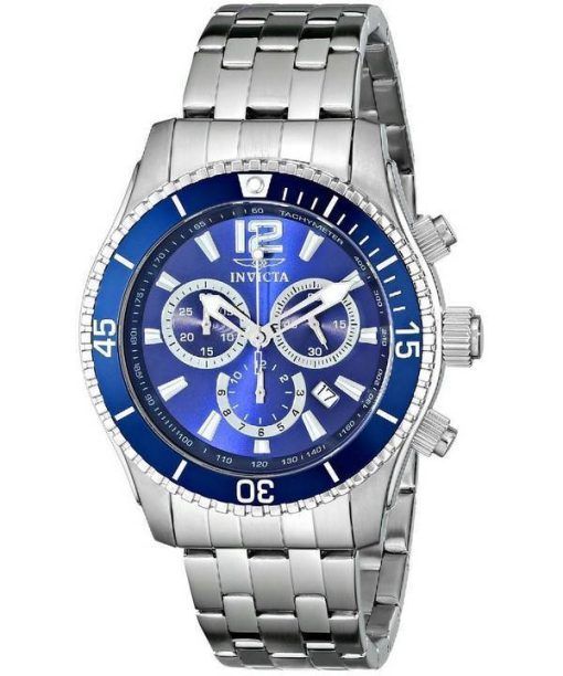 Invicta II spécialité cadran bleu chronographe 0620 montre homme