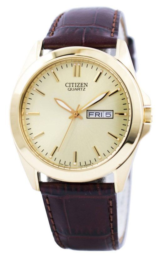 Citizen Quartz Gold Tone analogique BF0582-01 P montre homme