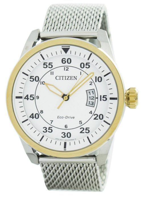 Aviator Citizen Eco-Drive Mesh Band AW1364-54 a montre homme
