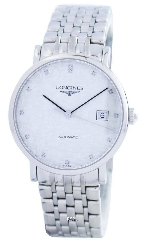 Longines Collection élégante montre-bracelet de diamant Accent L4.810.4.77.6 Hommes automatiques