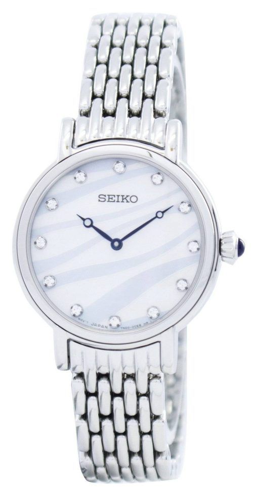 Montre Seiko Quartz cristaux Swarovski SFQ807 SFQ807P1 SFQ807P féminin