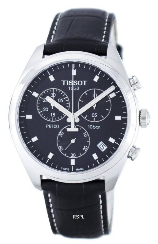 Montre Tissot T-Classic PR100 Quartz chronographe T101.417.16.051.00 T1014171605100 masculin