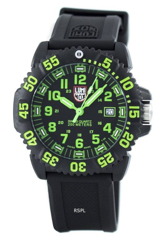 Luminox Sea Navy Seal Colormark Watch 3050 Series suisse Quartz 200M XS.3067 Hommes
