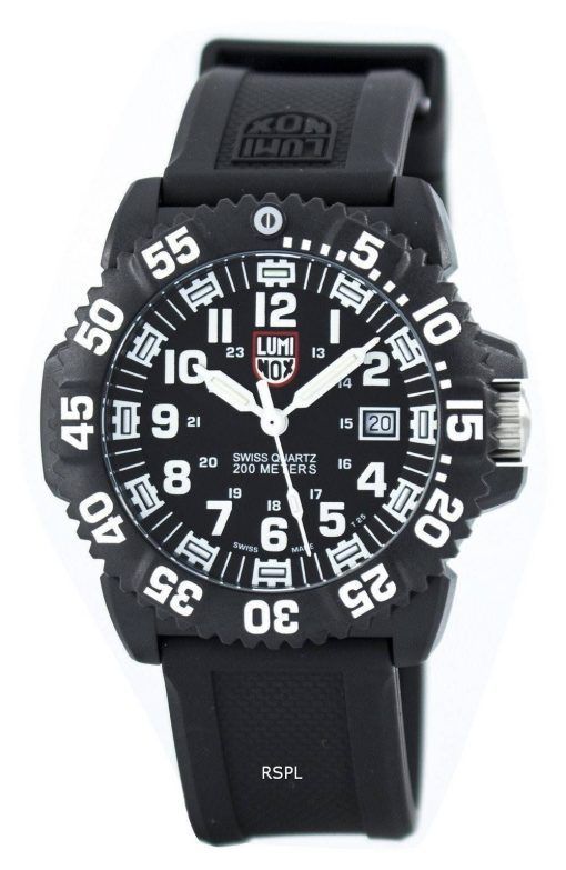 Luminox Sea Navy Seal Colormark Watch 3050 Series suisse Quartz 200M XS.3051 Hommes