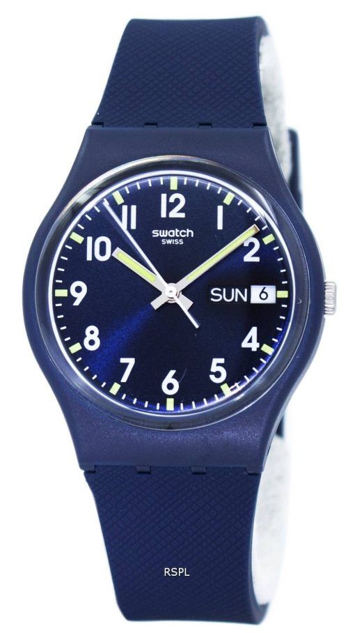 Montre unisexe Swatch Originals Sir bleu Quartz GN718
