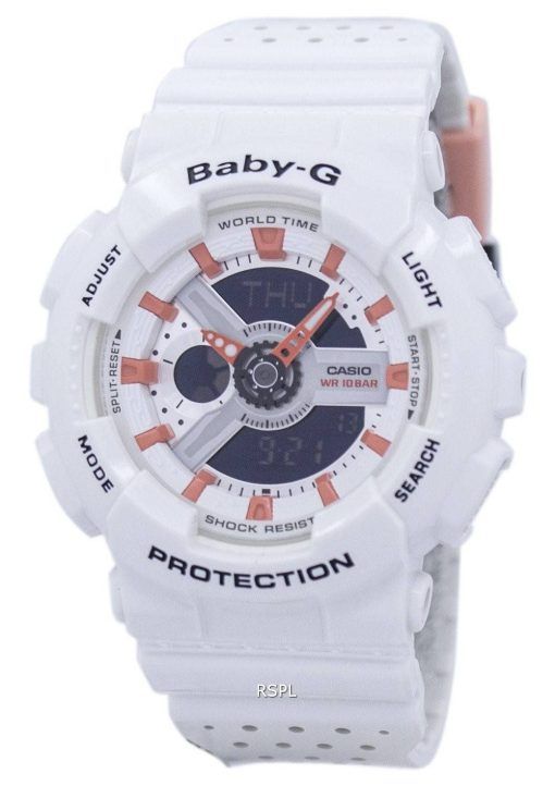 Casio Baby-G résistant aux chocs monde temps analogique numérique BA-110PP-7 a 2 Women Watch