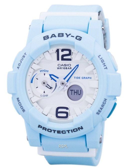 Casio Baby-G résistant aux chocs marée graphique analogique numérique BGA-180BE-2 b Women Watch