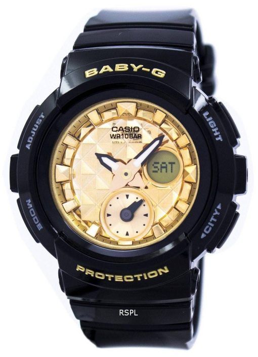 Casio Baby-G résistant aux chocs monde temps analogique numérique BGA-195M-1 a Women Watch