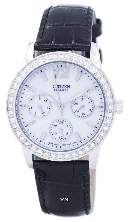Montre Citizen Chronographe Quartz diamant Accent ED8090 - 11d féminin