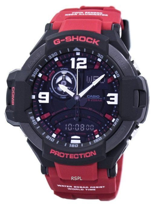 Casio G-Shock GravityMaster monde temps analogique numérique 200M GA-1000-4 b montre homme