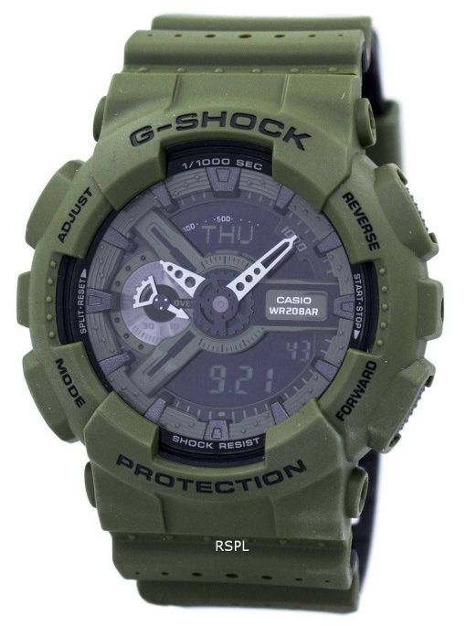 Casio G-Shock monde résistant aux chocs heure alarme analogique numérique GA-110LP-3 a montre homme