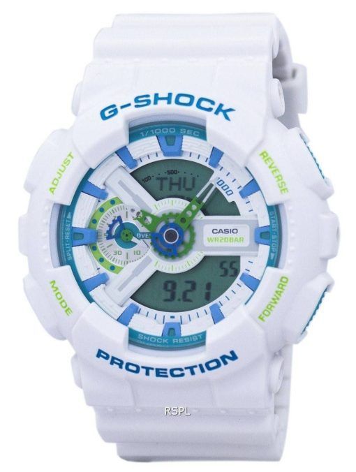 Casio G-Shock Sport résistant aux chocs monde temps analogique numérique GA-110WG-7 a montre homme