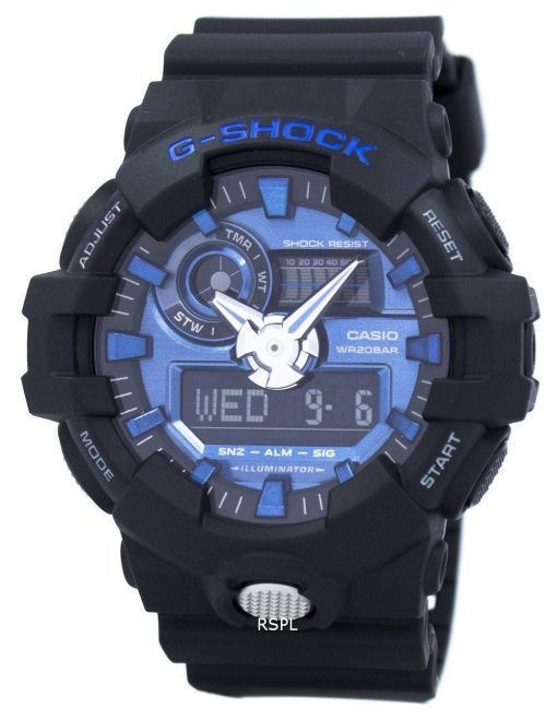 Analogique numérique Casio G-Shock 200M GA-710-1 a 2 montre homme