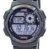Montre Casio Illuminator monde temps alarme numérique AE-1000W-3AV hommes