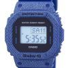 Casio Baby-G Denim serait d’alarme numérique 200M BGD-560DE-2 Women Watch