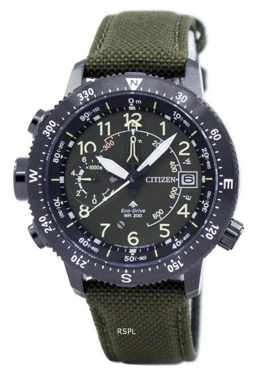 Citizen Promaster Eco-Drive calendrier perpétuel 200M BN4045-12 X montre homme