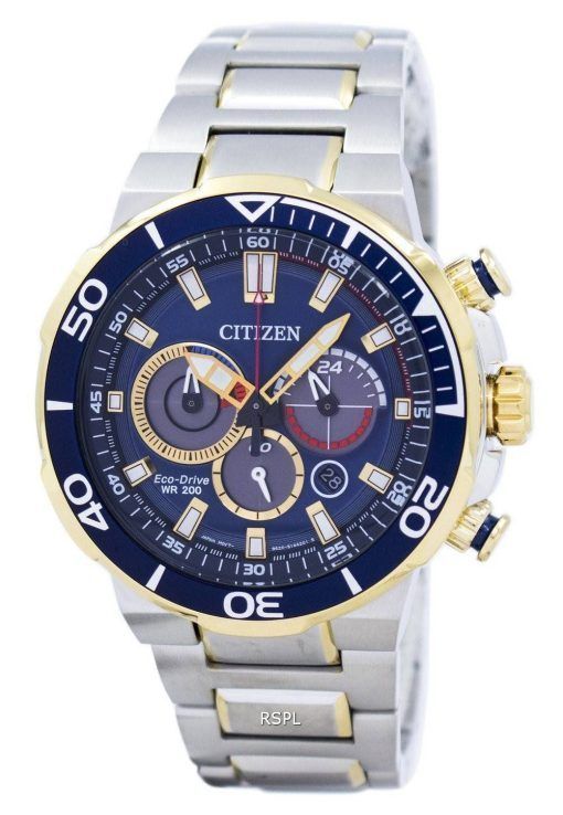 Citizen Eco-Drive chronographe analogique 200M CA4254 - 53L montre homme