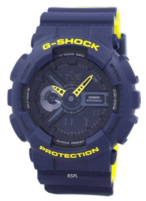 Casio G-Shock couleur spéciale résistant aux chocs analogique numérique GA-110LN-2 a montre homme