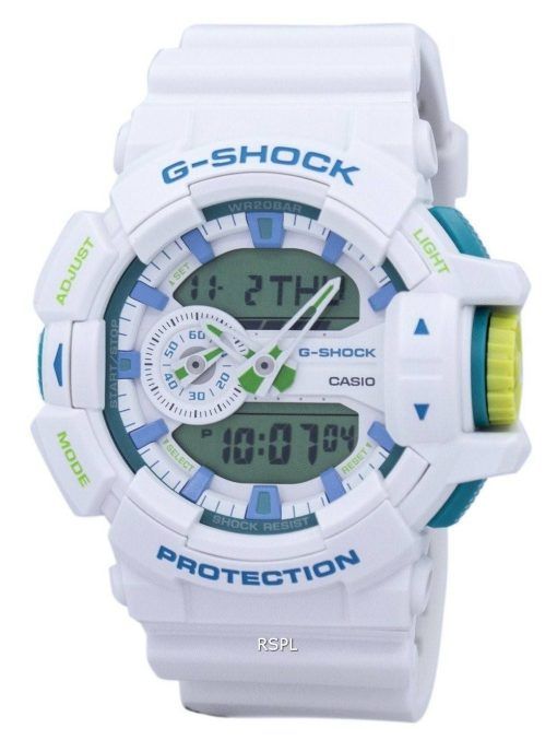 Casio G-Shock résistant aux chocs Analog Digital 200M GA-400WG-7 a montre homme