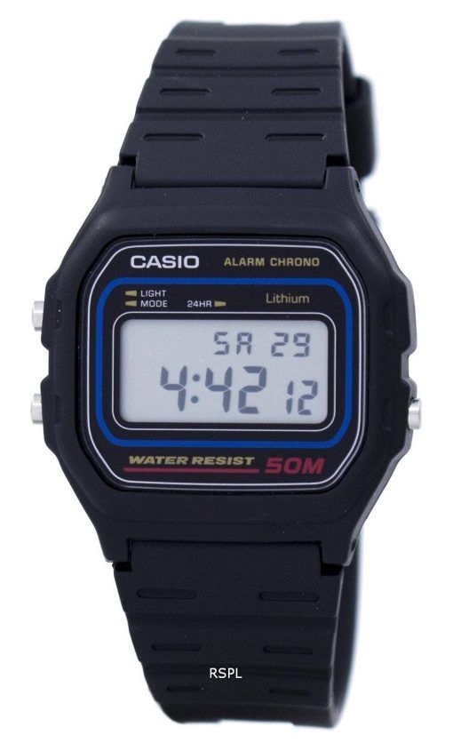 Montre Chrono Digital alarme Casio W-59-1VQ masculin