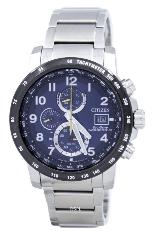 Citizen Eco-Drive Radio Controlled Chronograph AT8124 - 91L montre homme