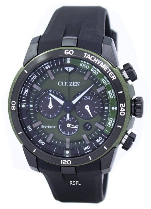 Montre Citizen Eco-Drive chronographe tachymètre CA4156-01W masculine