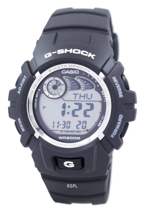 Casio G-Shock e-données mémoire anti-choc numérique G-2900F-8V montre homme