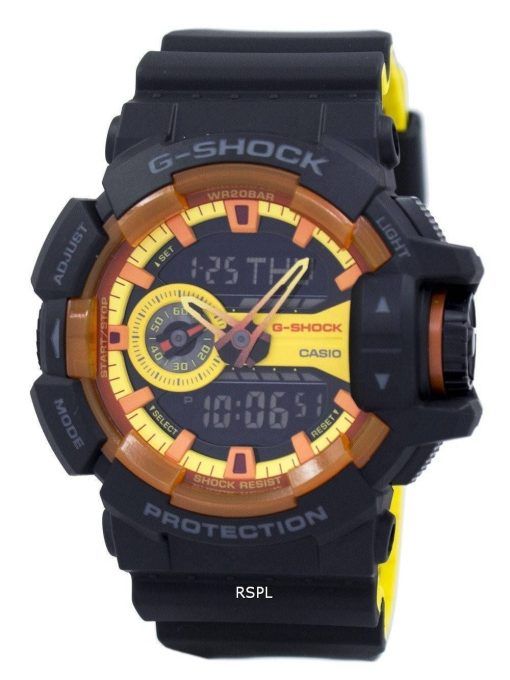 Montre Casio G-Shock résistant aux chocs analogique numérique GA-400BY-1ADR GA400BY-1ADR masculine