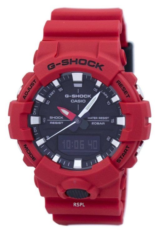 Montre Casio G-Shock résistant aux chocs analogique numérique GA-800-4ADR GA800-4ADR masculin