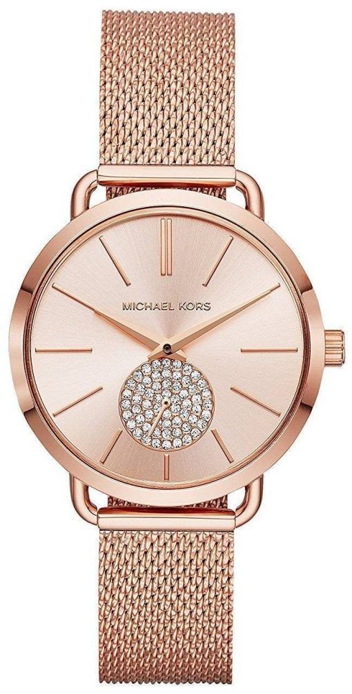 Montre Michael Kors Portia Quartz diamant Accent MK3845 féminin