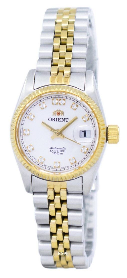 Orienter la montre Oyster automatique diamant Accent SNR16002W féminin
