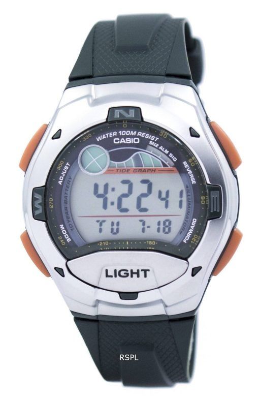 Casio Digital Sports marée graphique illuminateur W-753-3AVDF W-753-3AV montre homme