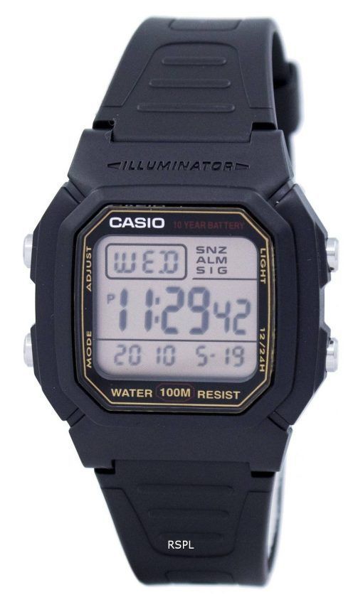 Casio Digital alarme illuminateur W-800HG-9AVDF W-800HG-9AV montre homme