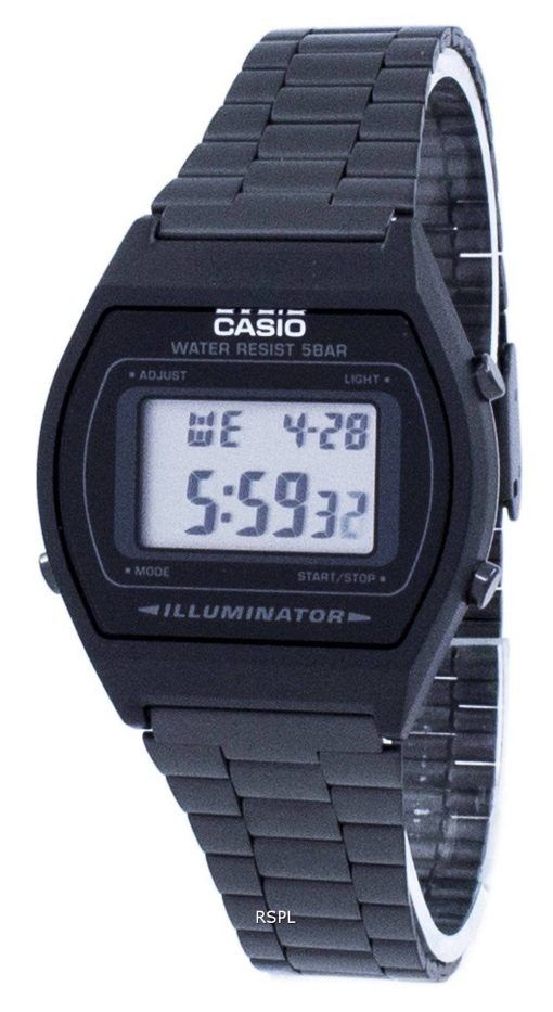 Vintage Casio Illuminator alarme numérique B640WB-1 a montre unisexe