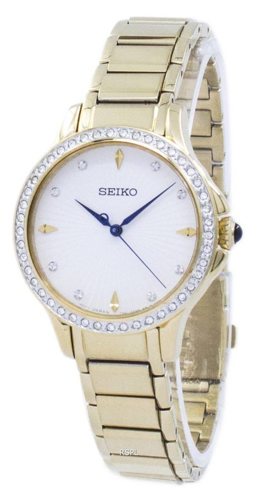 Montre Seiko Quartz diamant Accent SRZ488 SRZ488P1 SRZ488P féminin
