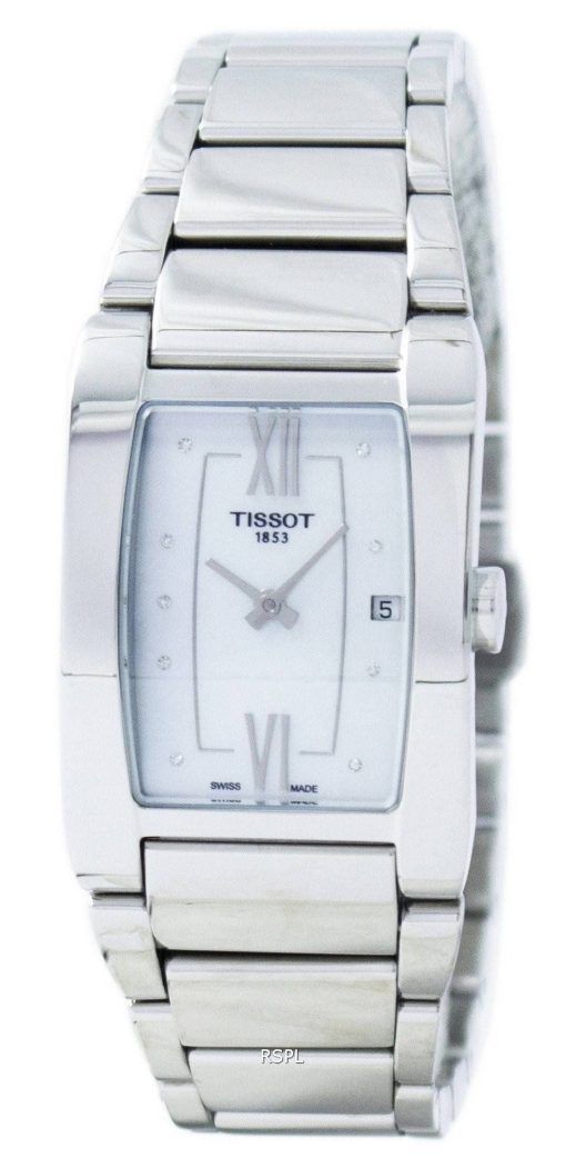 Montre Tissot Generosi-T Quartz diamant Accent T105.309.11.116.00 T1053091111600 féminin