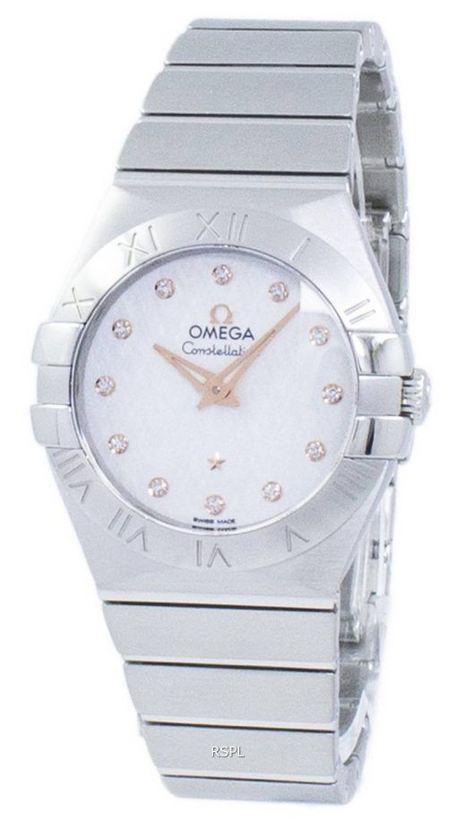 Montre Omega Constellation diamant Accents Quartz 123.10.27.60.52.001 féminin
