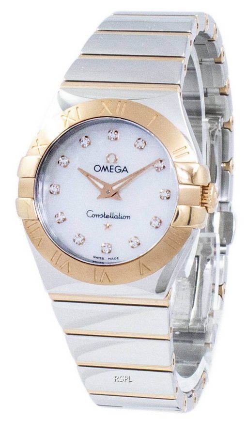 Montre Omega Constellation diamant Accents Quartz 123.20.27.60.55.003 féminin