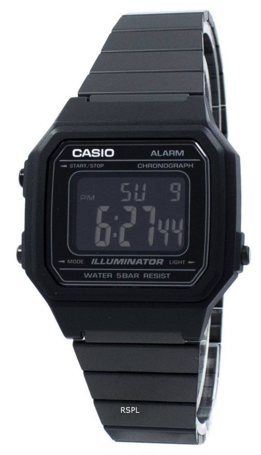 Casio Illuminator alarme chronographe montre unisexe numérique B650WB-1 b