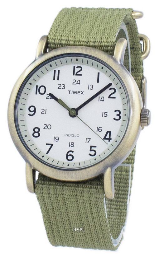 Weekender Timex Indiglo Quartz T2N894 montre unisexe