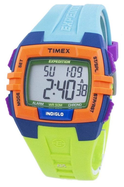 Timex Expedition Chronograph Alarm numérique Indiglo T49922 montre unisexe