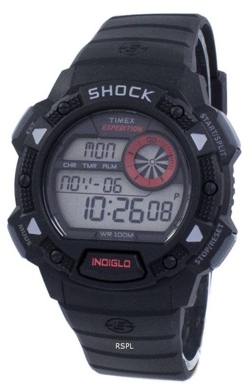 Timex Expedition Antichoc De Base choc numérique Indiglo T49977 montre homme