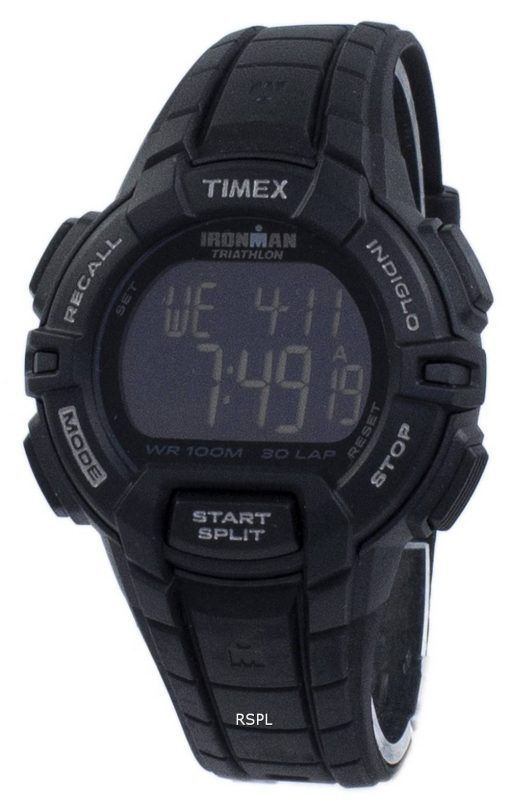 Timex montre Ironman Triathlon 30 robuste tour numérique Indiglo T5K793 hommes de sport