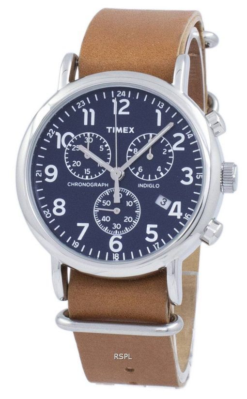 Weekender Timex Indiglo Chronographe Quartz TW2P62300 montre homme
