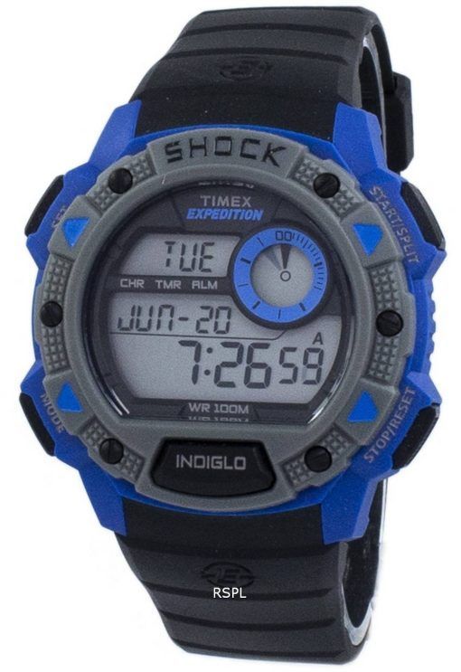 Timex Expedition choc Base numérique Indiglo TW4B00700 montre homme