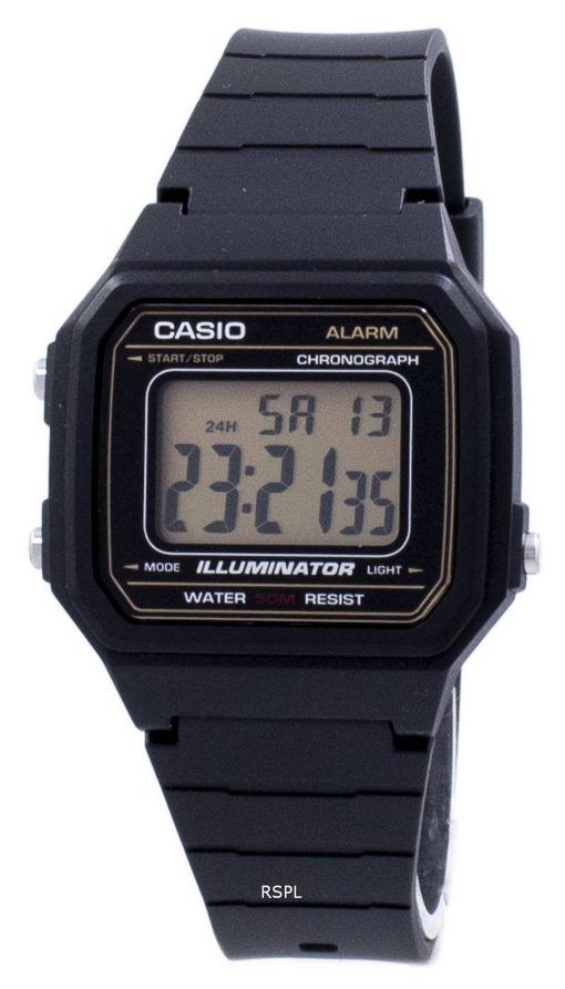 Montre Casio Classic illuminateur chronographe alarme W-217H-9AV W217H-9AV hommes