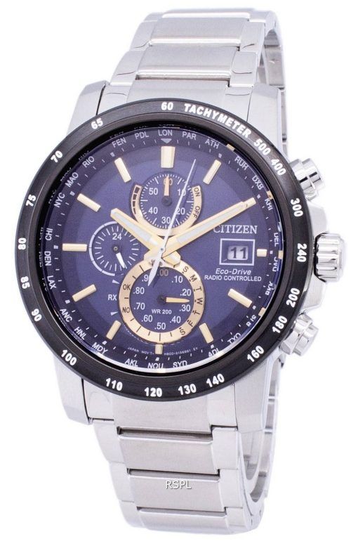 Citizen Eco-Drive Radio Controlled montre Chronograph AT8124 - 83M hommes