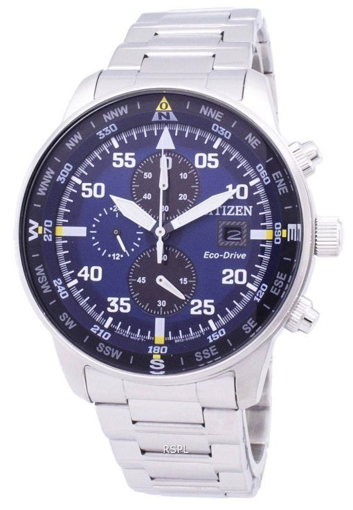 Montre chronographe aviateur Citizen Eco-Drive CA0690 - 88L masculin