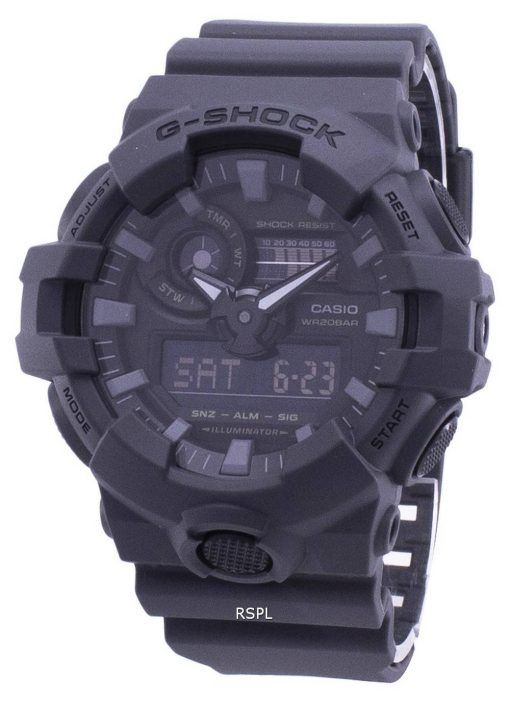Montre Casio Illuminator alarme G-Shock analogique numérique 8 GA-700UC-a GA700UC-8 a masculine